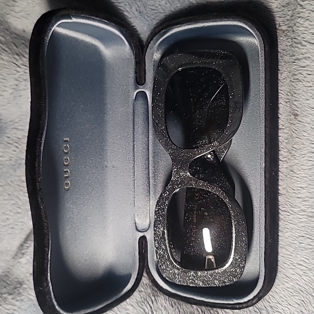 Gucci Sparkling Black Sunglasses